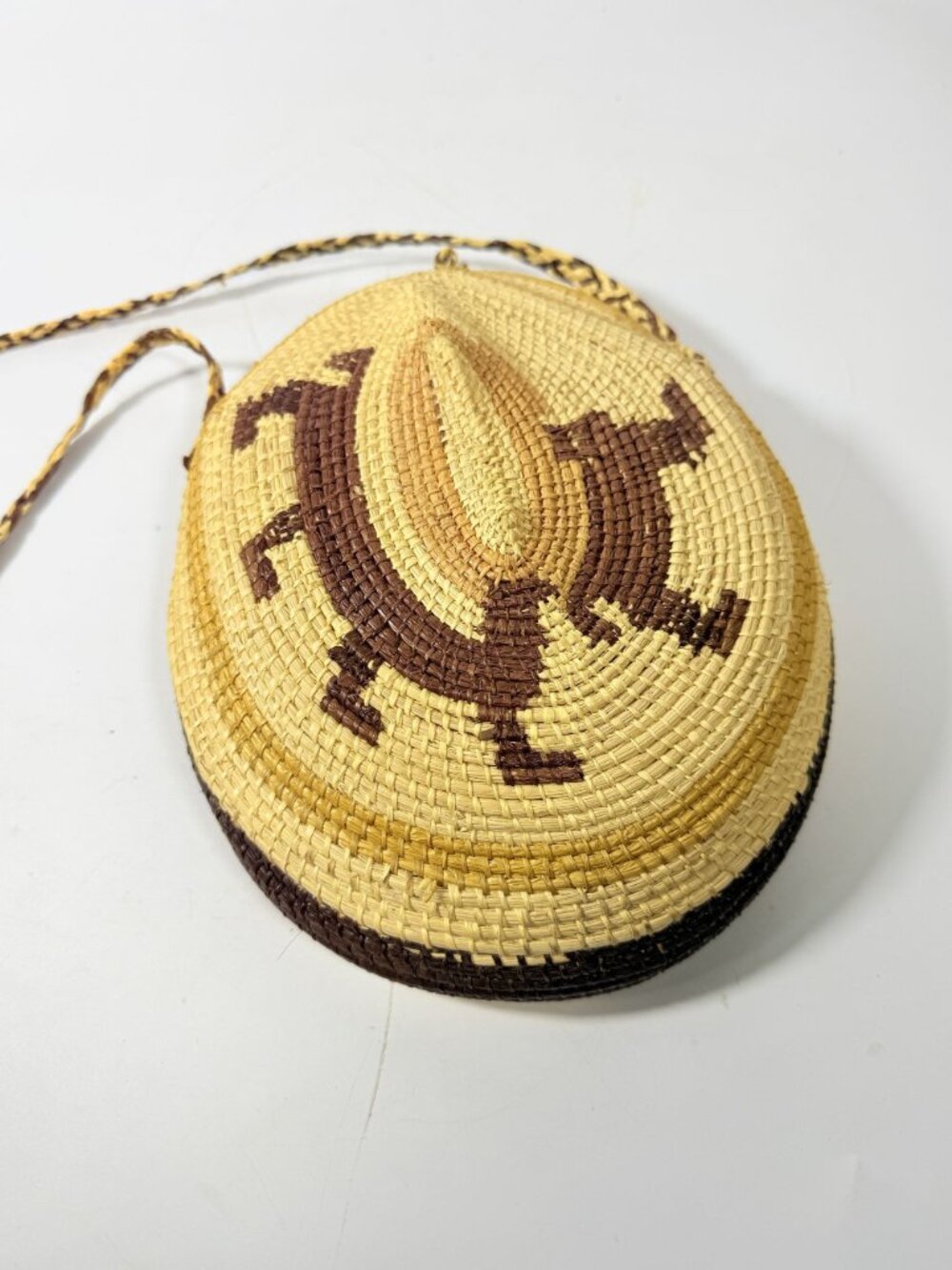 Tribal Medicine Pouch Purse Turtle Wounaan Embera Panama Folk Art Vintage Handma - Picture 11 of 16